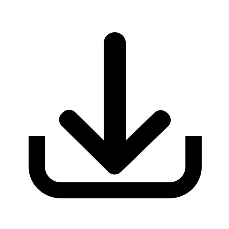Vector sign of download icon 438291953
